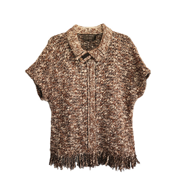 St. John Tops - St. John Exclusively for Nordstrom High Neck Knit Blouse XL